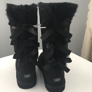 UGG Bailey Bow Tall II Suede Water Resistant Boots